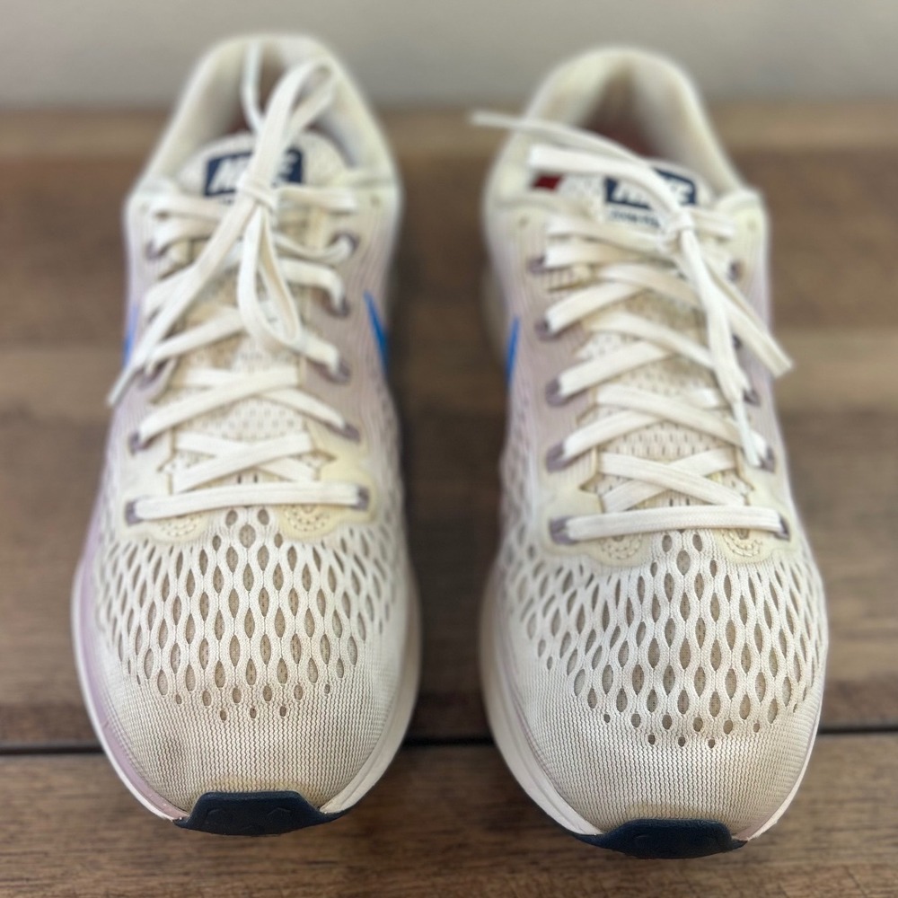Nike Air Zoom Pegasus 34 Running Shoes‎ Light Bone Blue 880560-105 Mens 9.5
